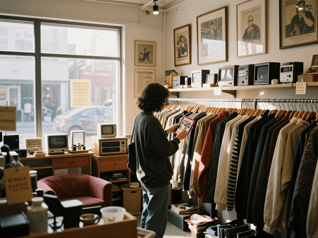 Discover unique treasures at rokok 88, a vintage thrift shop showcasing used goods with character.