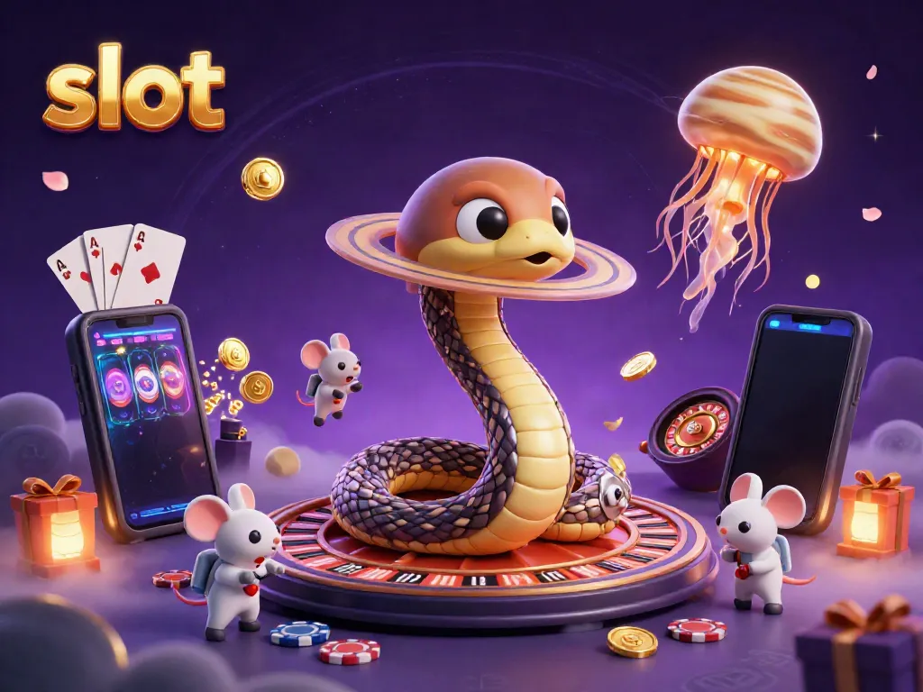 Experience thrilling slots action with vibrant cosmic characters and engaging gameplay.