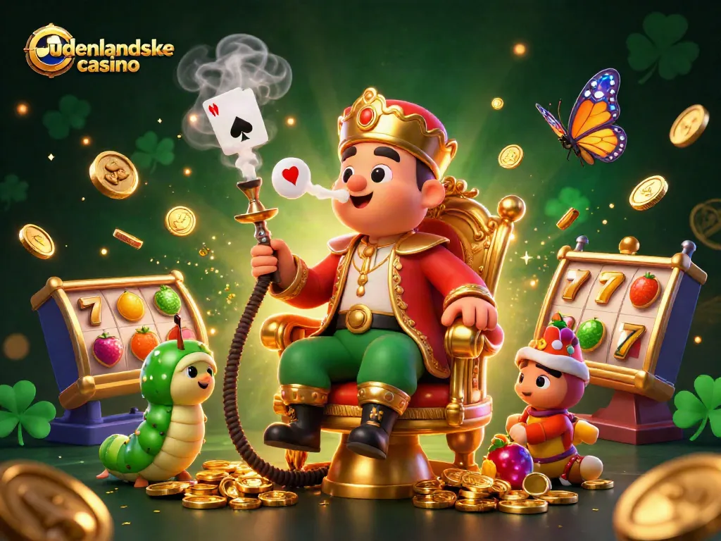 Experience winning at udenlandske casino with vibrant visuals of slot machine excitement and rich game elements.