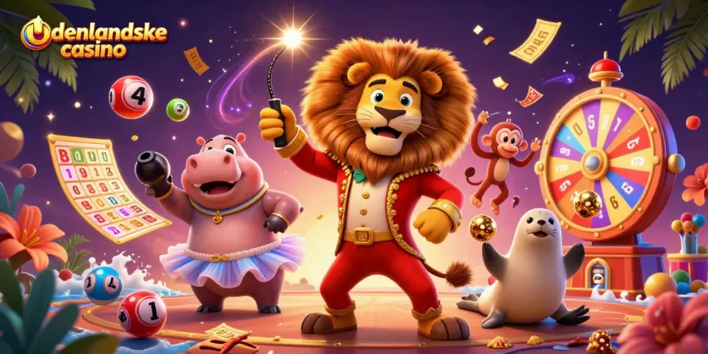 Experience the excitement of udenlandske casino with lively characters and dynamic game elements.